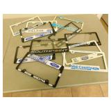 10 Collectable licence plate covers