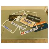 10 Collectable licence plate covers