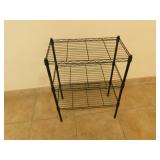 3 Tier metal shelf  13X23X30