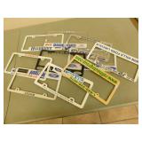10 Collectable licence plate covers