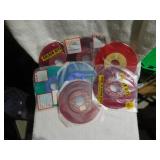 lot of 8 x 45 rpm vintage coloured vinyl