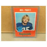 1971 OPC Mel Profit #2 CFL Football Card