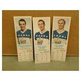 1970-71 Dads Cookies Fleming/Rolfe/Gendron Cards