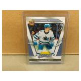 2025-26 UD Macklin Celebrini #17 MVP Hockey Card