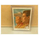 1959 Fleer Ted Williams #70 Williams & Jim Thorpe