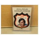 1972-73 OPC Jacques Caron #18 Player Hockey Crest