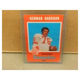 1971 OPC Herman Harrison #124 CFL Football Card