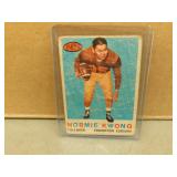 1959 Topps Normie Kwong #40 CFL Football Card
