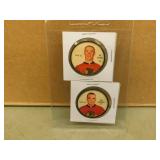 1961-62 Shirriff/Salada Fleming / Wharram Coins