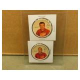 1961-62 Shirriff/Salada Stasiuk / Abel Coins
