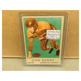 1959 Topps Don Barry #44 CFL Football Card- unmark