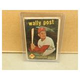 1959 Topps Wally Post #398 Baseball Card
