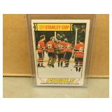1977-78 OPC canadiens Win 20th Cup #264 Card