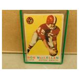 1959 Topps Bob MacLellan #33 CFL Football Card