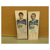 1970-71 Dads Cookies Nevin / Tkaczuk Hockey Cards