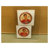 1961-62 Shirriff/Salada Gauthier/Backstrom Coins