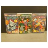 Topps Comics Night Glider #1, Bombast #1, Captain