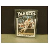 1986 Topps #180 Don Mattingly card
