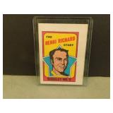 1971/72 Henri Richard #6 Booklet Insert