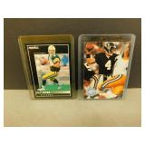 1991 Pro Set #290 Brett Favre RD, 1992 Score/