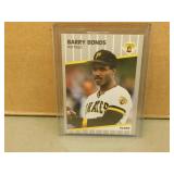 Barry Bonds 1988 Fleer Card
