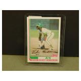 1982 Topps #610 Rickey Henderson card