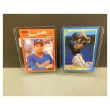 1990 Score #650 Dave Justice RC 1990 Donruss #704