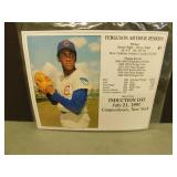 Fergie Jenkins Commemorative HOF Induction Sheet
