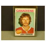 1975/76 OPC #241 Larry Robinson card