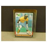 1985 Leaf Donruss #208 Rickey Henderson card