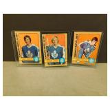 1972/73 OPC Hockey cards