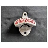 METAL COCA-COLA WALL MOUNT BOTTLE OPENER