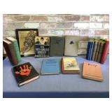 BOX LOT: 17 VINTAGE HARD BACK BOOKS -