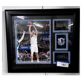 FRAMED & MATTED DIRK NOWITZKI PHOTO & SIGNATURE