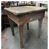 RUSTIC  WOODEN TABLE /STOOL