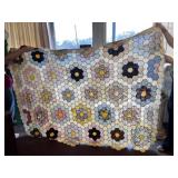 VINTAGE QUILT TOP - GRANDMOTHER