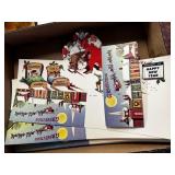 (~50) VINTAGE FOLDING POP UP CHRISTMAS CARDS