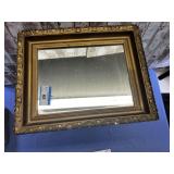 VINTAGE GILT FRAMED MIRROR REPURPOSED AS A