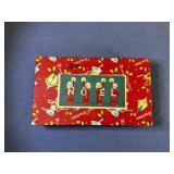 BOXED 4 PC SET CERAMIC ANGEL FIGURINE