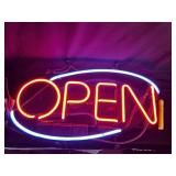 NEON "OPEN" SIGN
