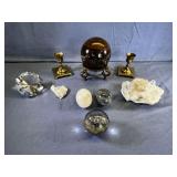 BOX LOT: HOME Dï¿½COR - MARBLE EGGS,