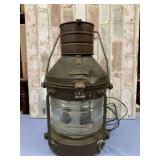 VINTAGE SHIPS LANTERN - WIRED-WORKS!