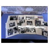 VINTAGE PHOTO ALBUM PAGES OF MILITARY PHOTO