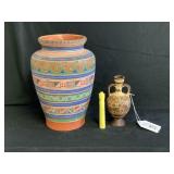 (2 PCS) MUSEUM COPY OF CORINTHIAN AMPHORISKOS