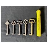 (5 PCS) SKELETON KEYS