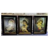 (3 PCS) FRAMED PRINTS OF CHILDREN