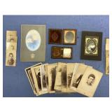 SELECTION OF SMALL ANTIQUE PHOTOGRAPHS