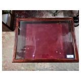 TABLE TOP FLAT GLASS DISPLAY CASE