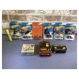 BOX LOT: COLLECTOR CARS & METAL TRADING CARDS