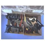 (2 BOXES) ASSORTED WOODEN EASELS & 1 METAL